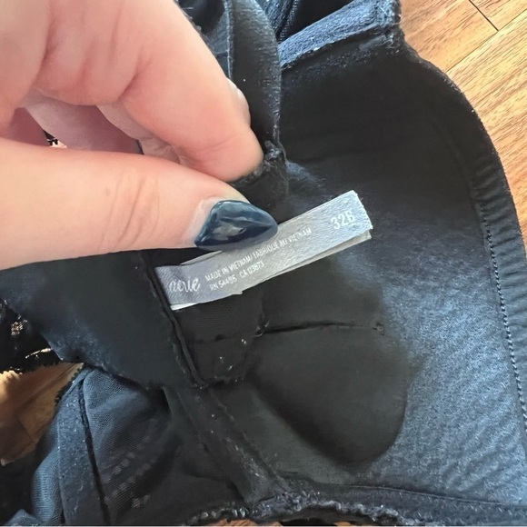 Aerie Black Lace Padded Bra - Picture 4 of 4